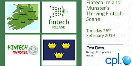 Fintech Ireland: Munster’s Thriving Fintech Scene - Tuesday 26th February 2019 primary image