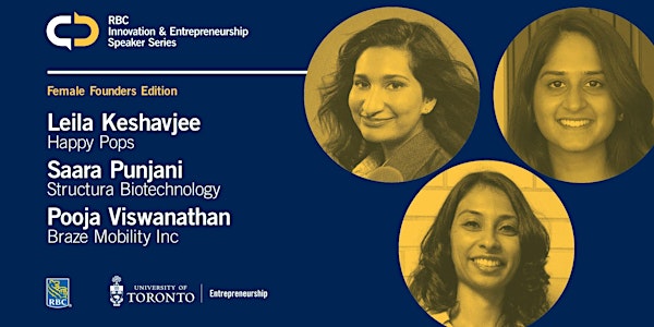 RBC Innovation & Entrepreneurship Speaker Series: Female Founders Edition