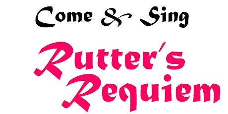 Come and Sing Rutter's Requiem primary image