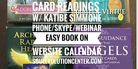 Feb. Card Readings for Guidance*Early Bird Prepay*Live & Webinar primary image