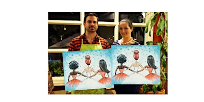 Imagem principal do evento Bride Tribe-Glow in dark, 3D, Acrylic or Oil-Canvas Painting Class