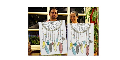 Imagem principal do evento Dream Catcher-Glow in dark, 3D, Acrylic or Oil-Canvas Painting Class