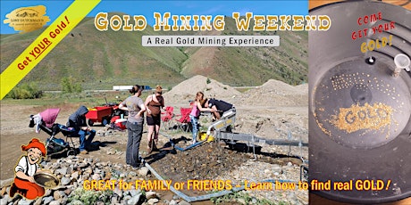 Primaire afbeelding van Gold Mining Weekend Experience: Learn how to find real Gold! (BB)