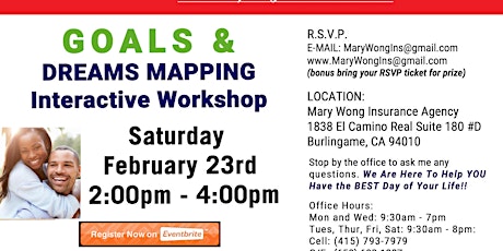 Money Meetup in Burlingame -  Goals and Dream Mapping primary image