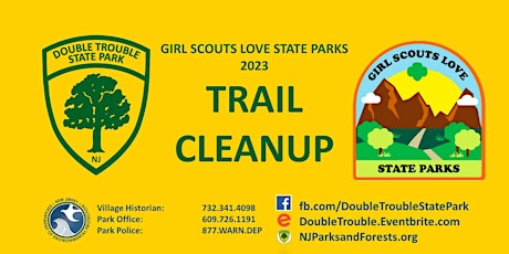 Girl Scouts Love State Parks 2023 - Double Trouble State Park Trail Cleanup primary image