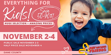 Primaire afbeelding van Free Admission Shopping Ticket  for Thurs, Fri & Sat - 2023 Fall JBF Sale