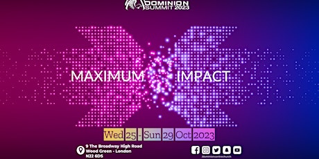 Imagen principal de DOMINION SUMMIT 2023 -  Maximum Impact