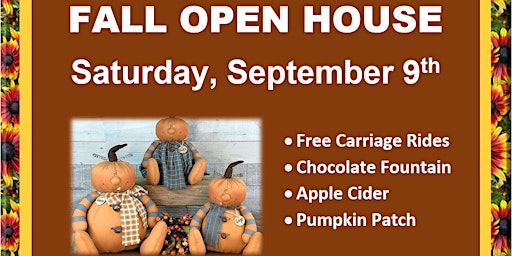 FALL OPEN HOUSE & FREE CARRIAGE RIDES primary image