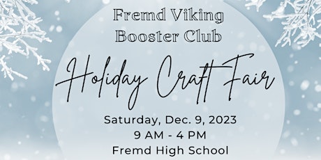 Fremd Booster Club Holiday Craft Fair 2023 primary image