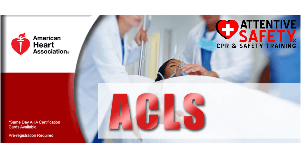 ACLS Provider Classroom Course, $200, Same day certification