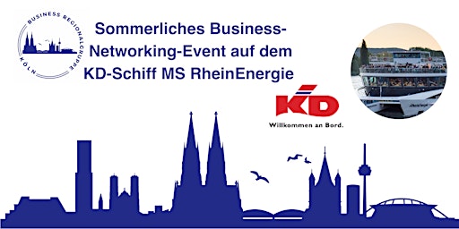 Sommerliches Business-Networking-Event auf dem KD-Schiff MS RheinEnergie primary image