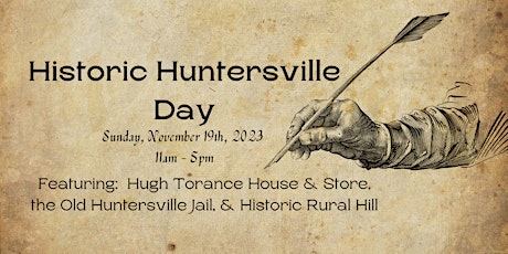 Historic Huntersville Day Tour primary image