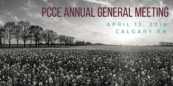 2019 PCCE Annual General Meeting