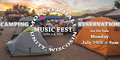 MONSTER HALL MUSIC FEST 2024 CAMPSITE primary image