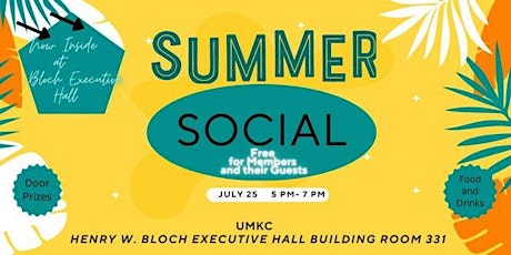 Image principale de Mid-America Charitable Gift Planners Summer Social
