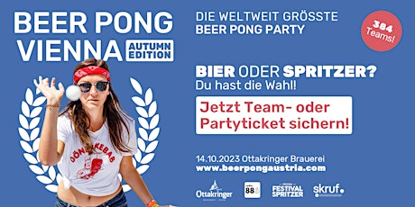 Imagem principal de Beer Pong Vienna 2023 Autumn Edition