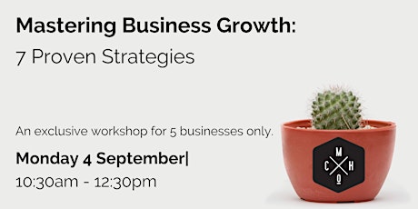 Imagen principal de Mastering Business Growth: 7 Proven Strategies