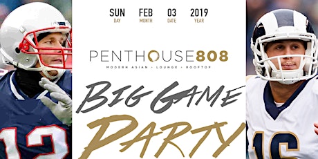 2019 Big Game Party at Penthouse808 Rooftop primary image
