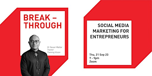 Social Media Marketing for Entrepreneurs | Breakthrough Workshop primary image