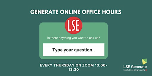 LSE Generate Office Hours primary image