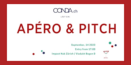 Hauptbild für CONDA.ch Apéro & Pitch