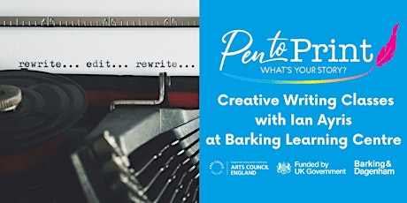 Pen to Print: Creative Writing Classes (In-person)