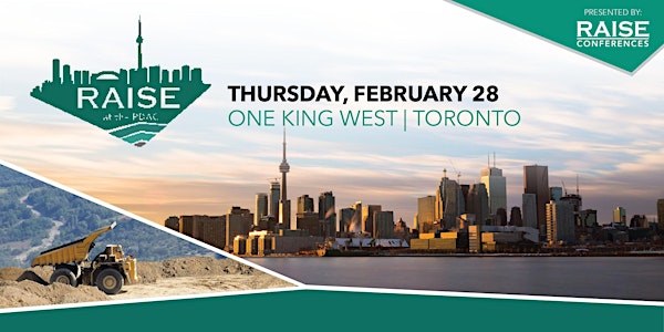 RAISE AT THE PDAC: 1X1 SMALL-CAP RESOURCE CONFERENCE