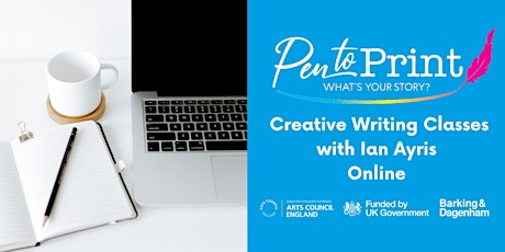 Imagem principal do evento Pen to Print: Creative Writing Classes (Online)