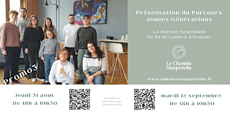 Hauptbild für Présentation Parcours Jeunes générations