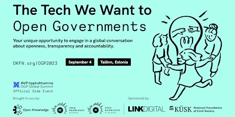 Imagem principal do evento The Tech We Want to Open Governments