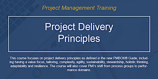 Primaire afbeelding van Project Delivery Principles [ONLINE]