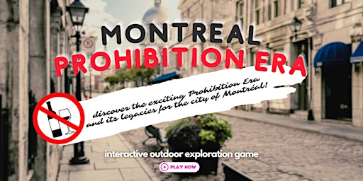 Imagem principal do evento Prohibition in Montreal: Unique Scavenger Hunt Experience