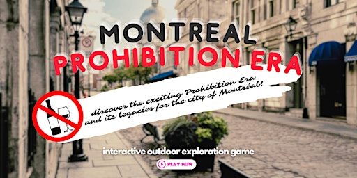 Imagen principal de Prohibition in Montreal: Unique Scavenger Hunt Experience