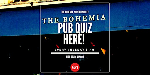 Tuesday Night Quiz at the Bohemia primary image