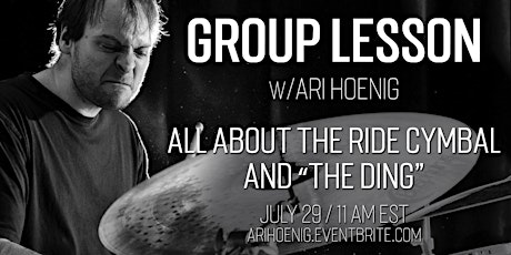 Hauptbild für Group Lesson with Ari Hoenig - July 29th