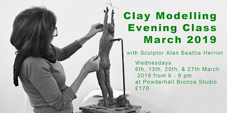 Clay Modelling Evening Class in March 2019 with Alan Beattie Herriot primary image
