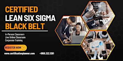 New Lean Six Sigma Black Belt Certification Training - Montreal primary image