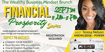 Wealthy Business Mindset Brunch September  24th 11:00am-2:00pm primary image