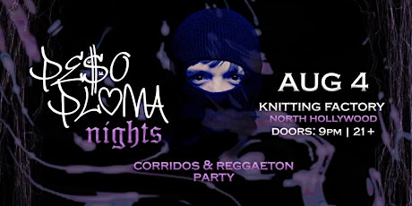 Peso Pluma Nights (Official): Corridos & Reggaeton Party primary image