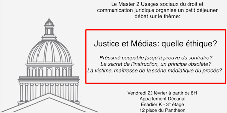 Image principale de Justice et Médias: quelle éthique?