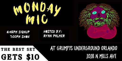 Hauptbild für MONDAY NIGHT COMEDY OPEN MIC