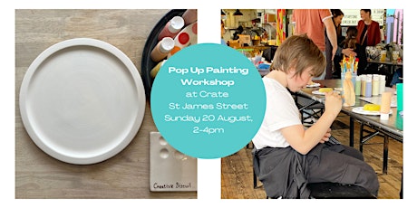 Kid's Pottery Painting Pop Up at Crate primary image