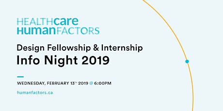 HHF Design Fellowship & Internship — Info Night 2019 primary image