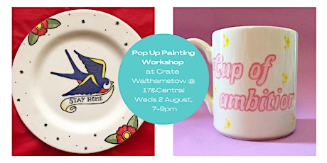 Hauptbild für Pottery Painting Pop Up at Crate Walthamstow