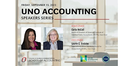 2023 UNO Accounting Speakers Series primary image