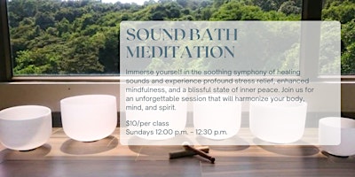 Glow Cultural Center: Sound Bath Meditation (声音冥想)  primärbild