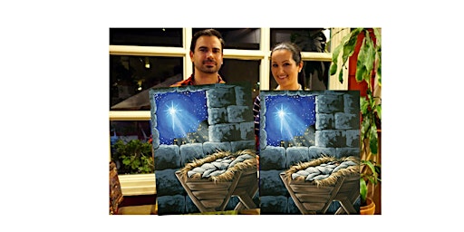 Imagem principal do evento Holy Night-Glow in dark, 3D, Acrylic or Oil-Canvas Painting Class