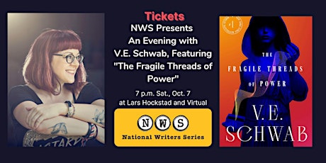 In-Person & Virtual Tickets to V.E. Schwab & "The Fragile Threads of Power" primary image