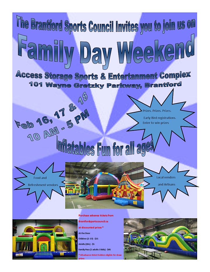 
		Brantford Sports Council Family Day Weekend Bounce image
