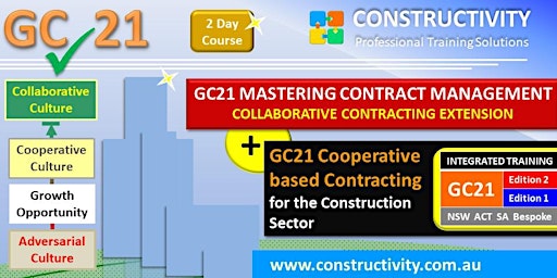 Primaire afbeelding van GC21 2 DAY MASTERING CONTRACT MGT, COLLABORATIVE - 18  and 25 Nov 2024